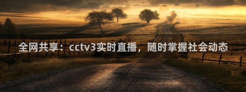 178无延迟足球直播：全网共享：cctv3实时直播，随时掌握社会动态